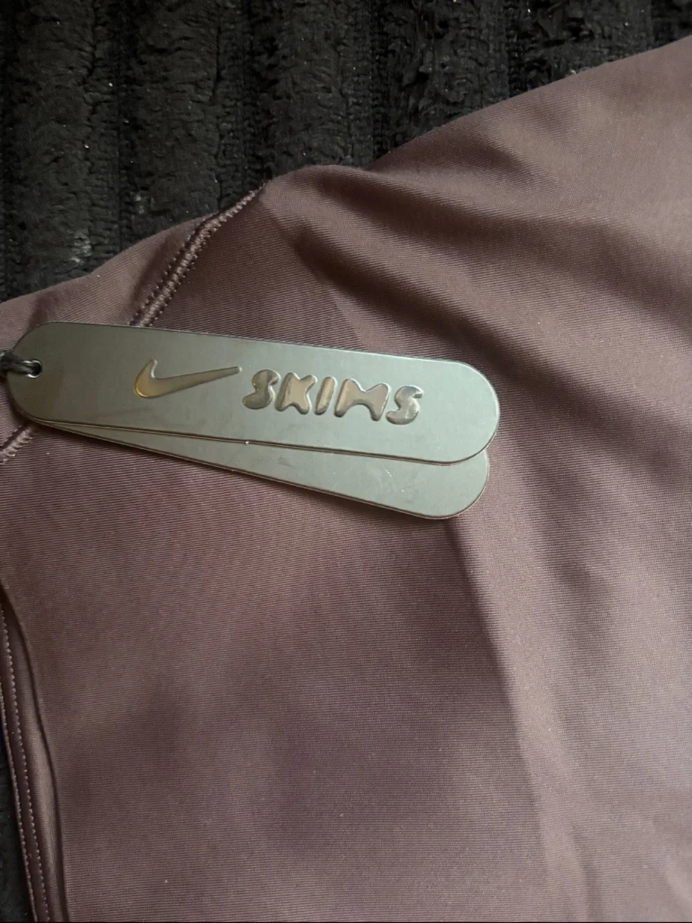 SKIMS x Nike Set • NWT • Never Worn • Phoenix (Plum) • Bottoms (M) • Top (S) - Picture 2 of 8